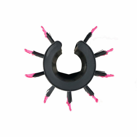 Wet Brush Pro fast dry brush with black body and pink-tipped bristles for quick hair drying