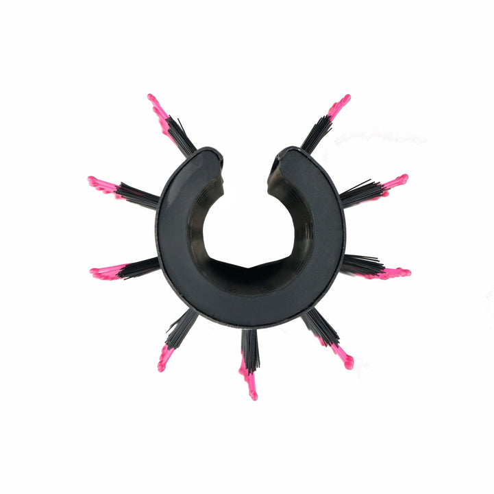 Wet Brush Pro fast dry brush with black body and pink-tipped bristles for quick hair drying