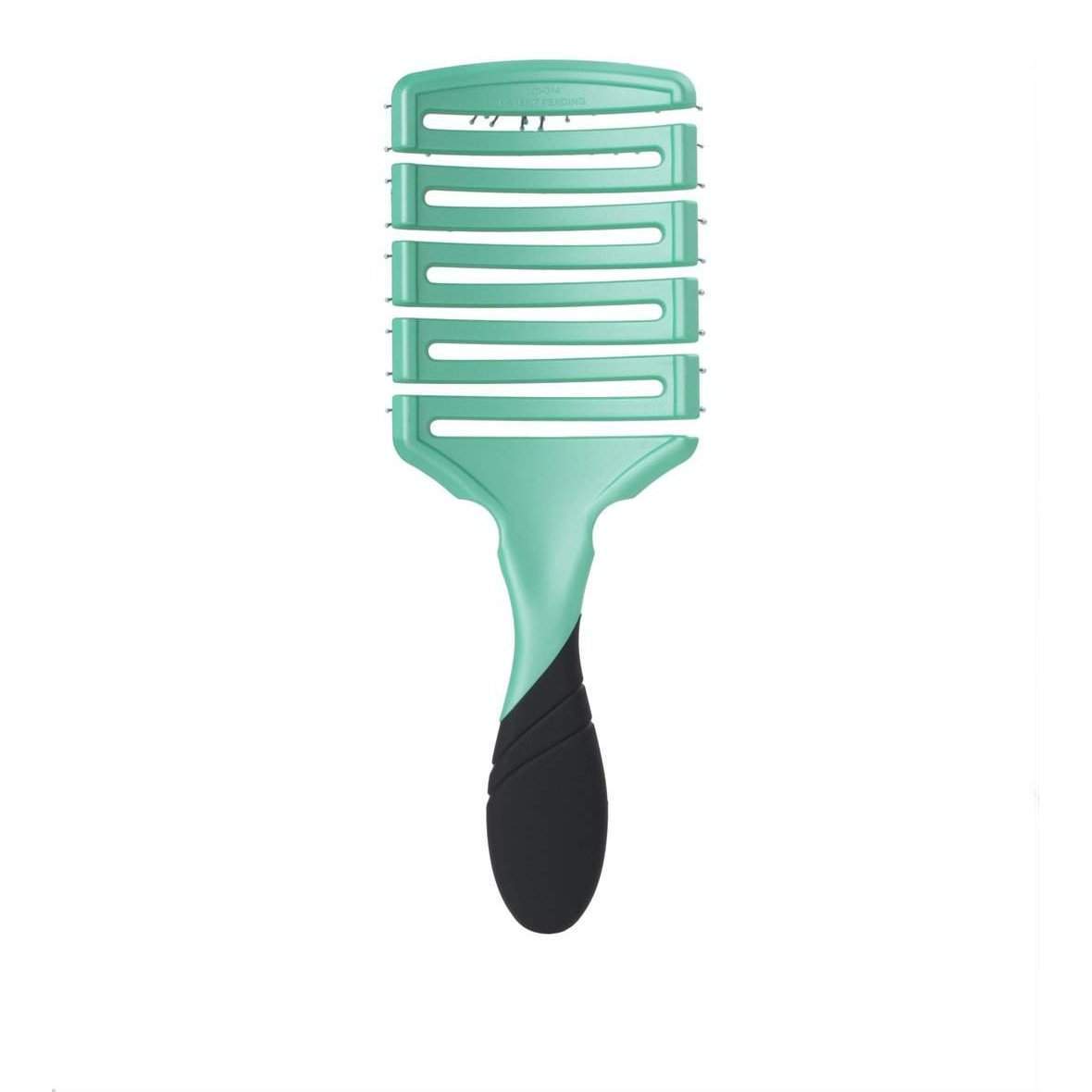 Wet Brush Pro Flex Dry Paddle hairbrush in green with black handle for gentle detangling