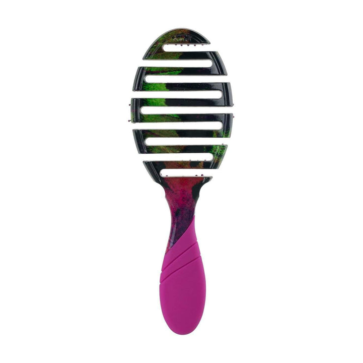 Wet Brush Pro Flex Dry ventilated hairbrush with flexible design and pink handle for fast drying