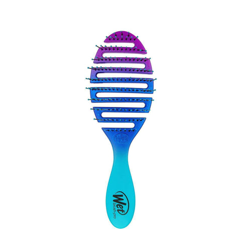 Wet Brush teal ombre hair brush with flexible design and vented bristles for easy detangling