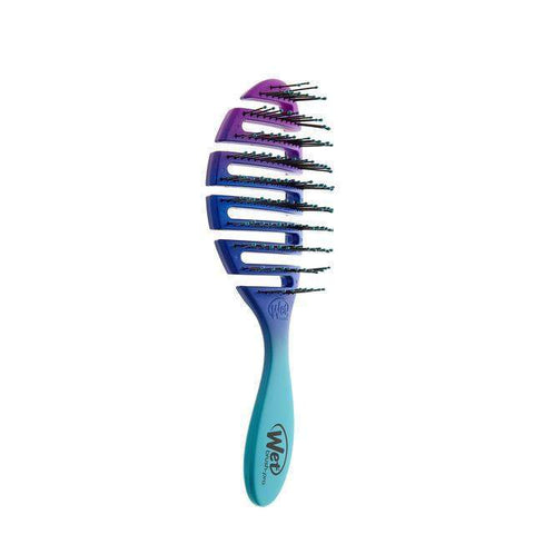 Wet Brush teal ombre hair brush with vented design for fast drying and detangling