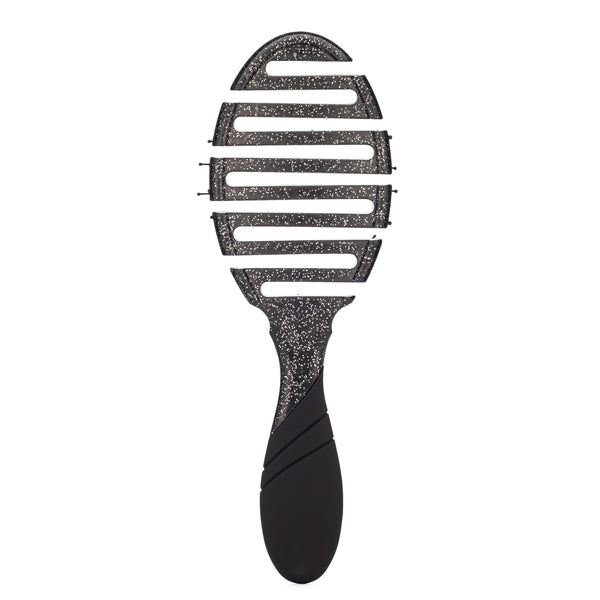 Wet Brush Mineral Sparkle Flex Dry Brush with flexible vented design and black glitter finish