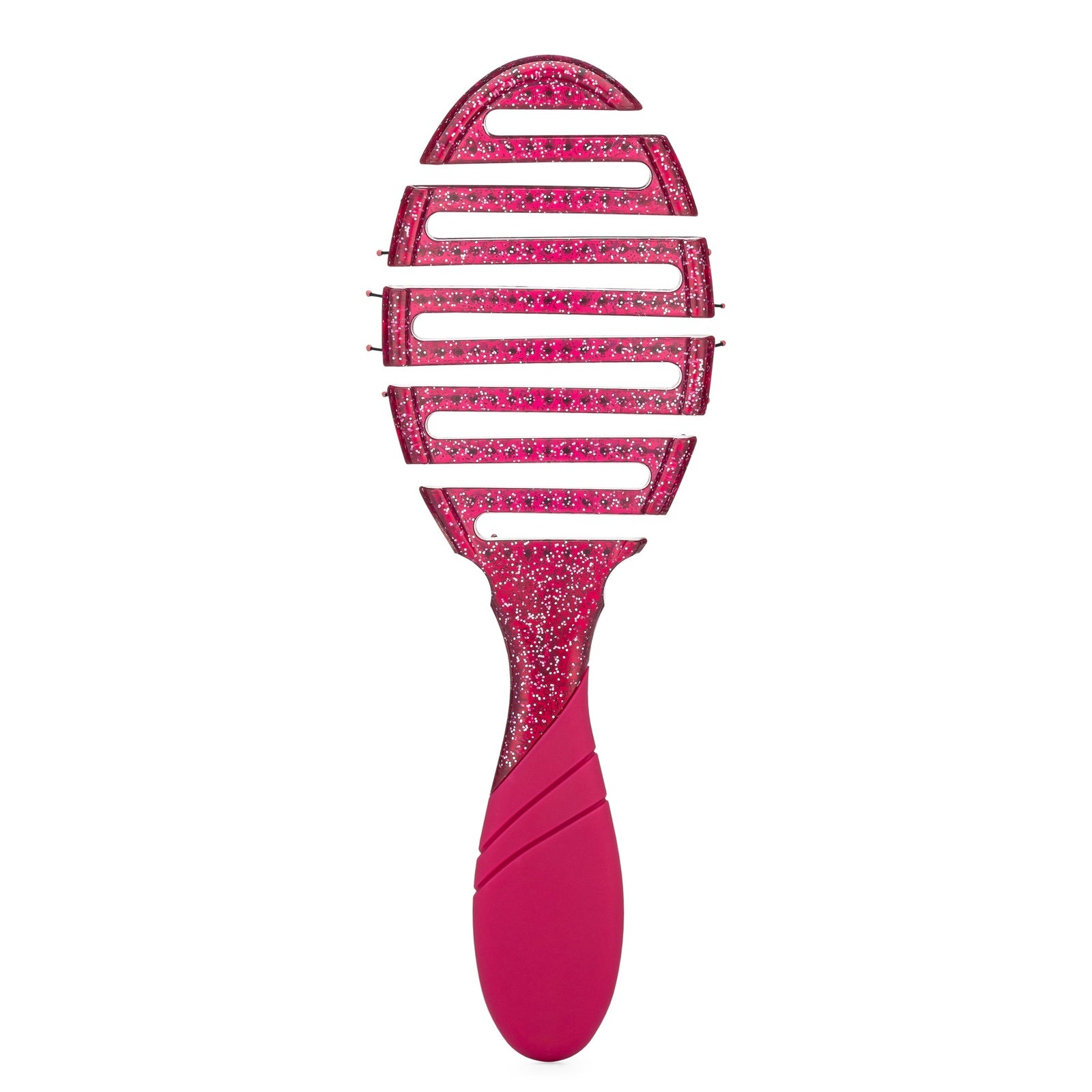 Wet Brush Mineral Sparkle Flex Dry Brush in pink sparkly design with flexible vented head