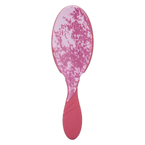 Wet Brush Pro Detangler Brush Floral Shadows with pink and purple floral pattern and ergonomic handle