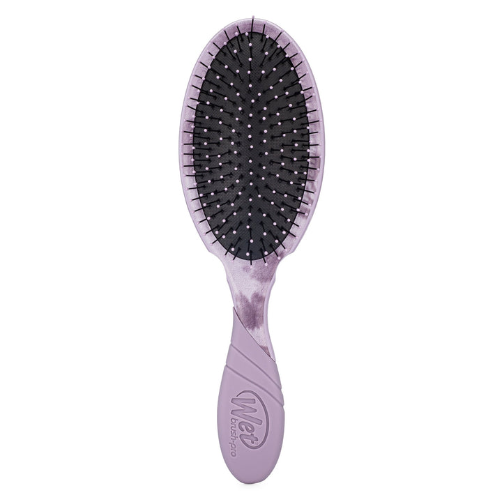 Wet Brush Pro Detangler Brush Floral Shadows with soft bristles and purple floral design
