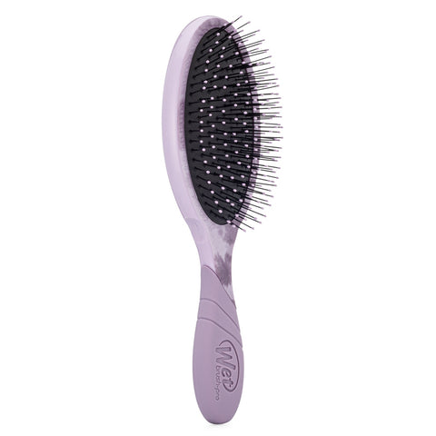 Wet Brush Pro Detangler Brush Floral Shadows in lavender with flexible bristles for gentle hair detangling