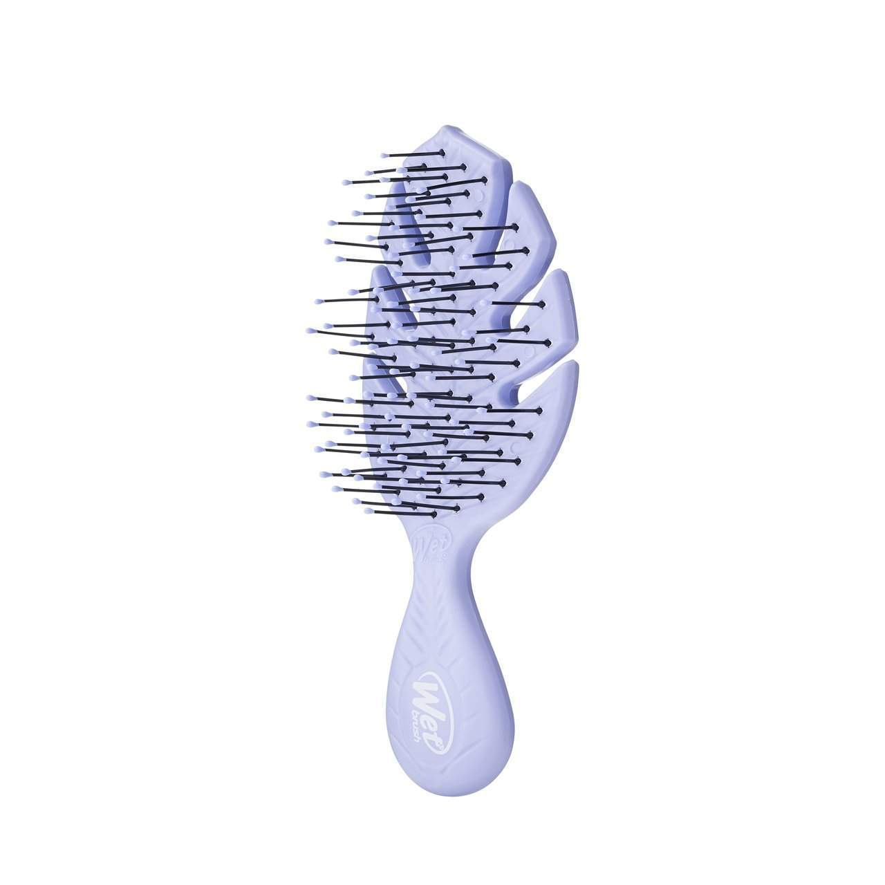 Wet Brush eco-friendly mini hairbrush in lavender with flexible bristles for gentle detangling