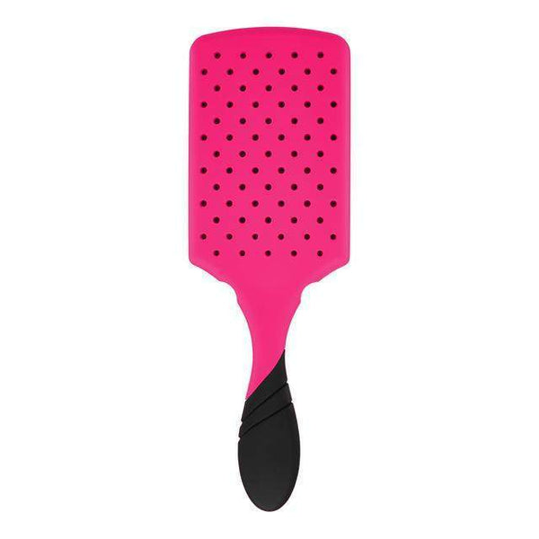 Wet Brush pink and black paddle brush for wet hair with ergonomic handle and vented design