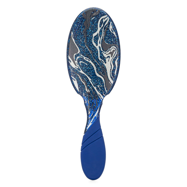 Wet Brush sparkle finish detangling brush with blue and silver marbled design and ergonomic handle
