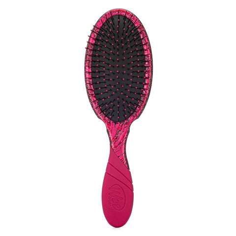 Wet Brush sparkle finish detangling brush with pink and black bristles and ergonomic handle