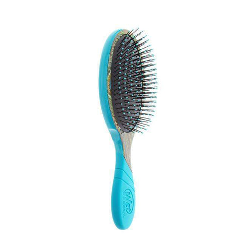 Wet Brush retro style detangling brush with turquoise handle and flexible bristles