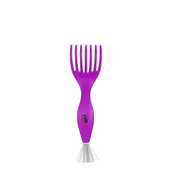 Wet Brush purple professional hair brush cleaner tool with wide prongs and metal bristles