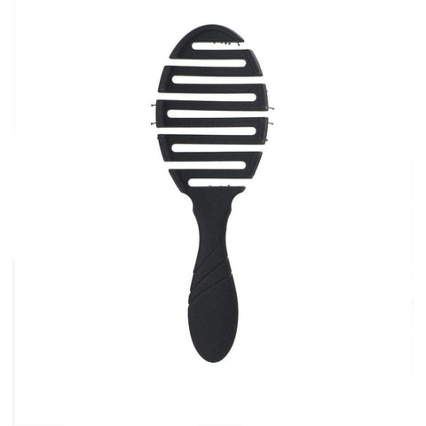 Wet Brush flexible detangling hair brush in black with ergonomic handle and unique vented design