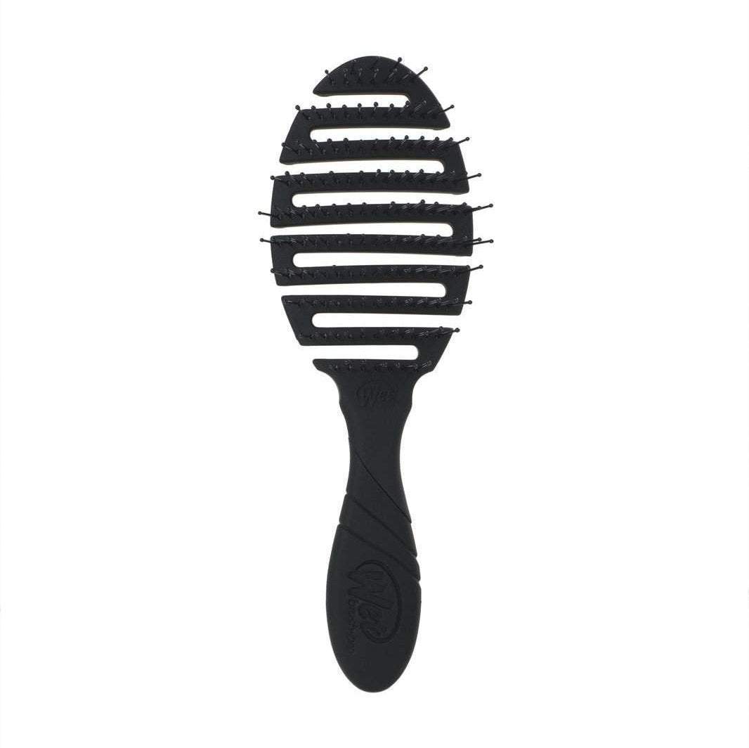 Wet Brush flexible detangling hair brush in black with ergonomic handle and vented design