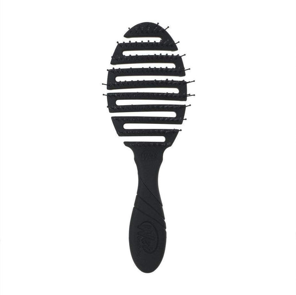 Wet Brush flexible detangling hair brush in black with ergonomic handle and vented design