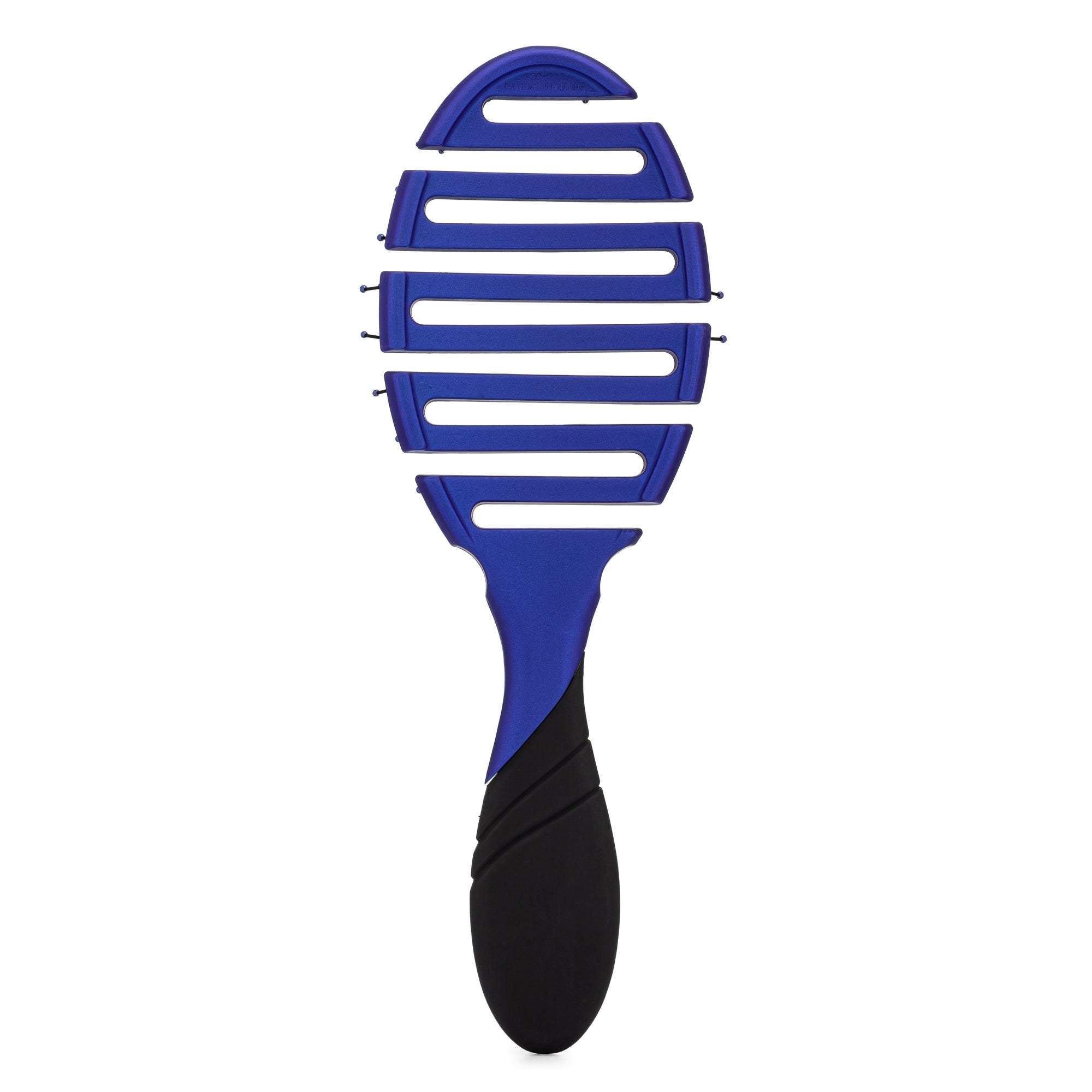 Wet Brush flexible detangling hair brush in blue and black with open vented design
