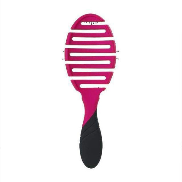 Wet Brush flexible detangling hair brush with pink and black ergonomic handle and vented design