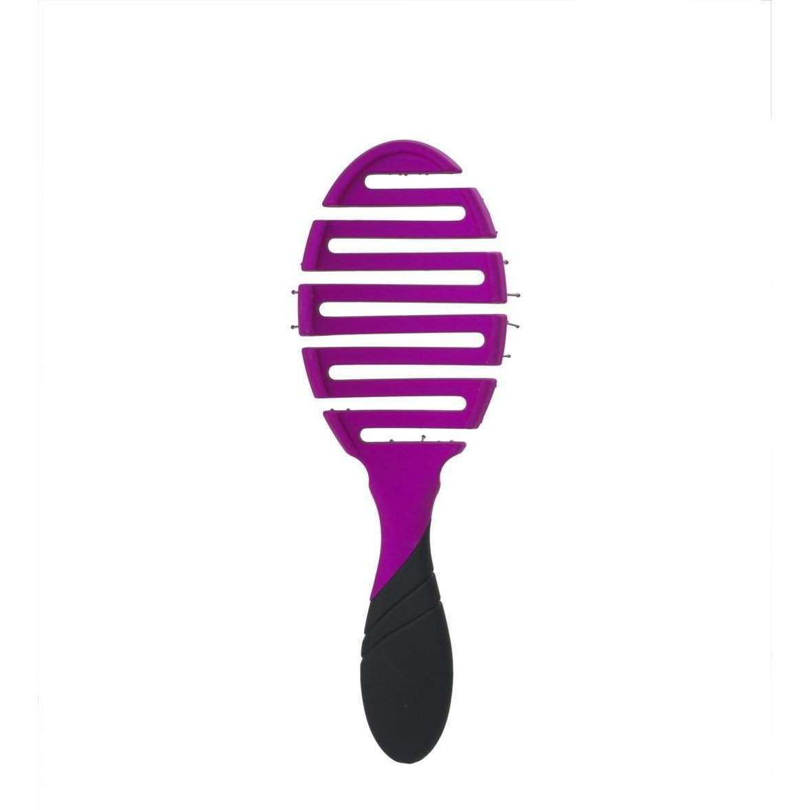 Wet Brush flexible detangling hair brush in purple and black with vented design for easy drying